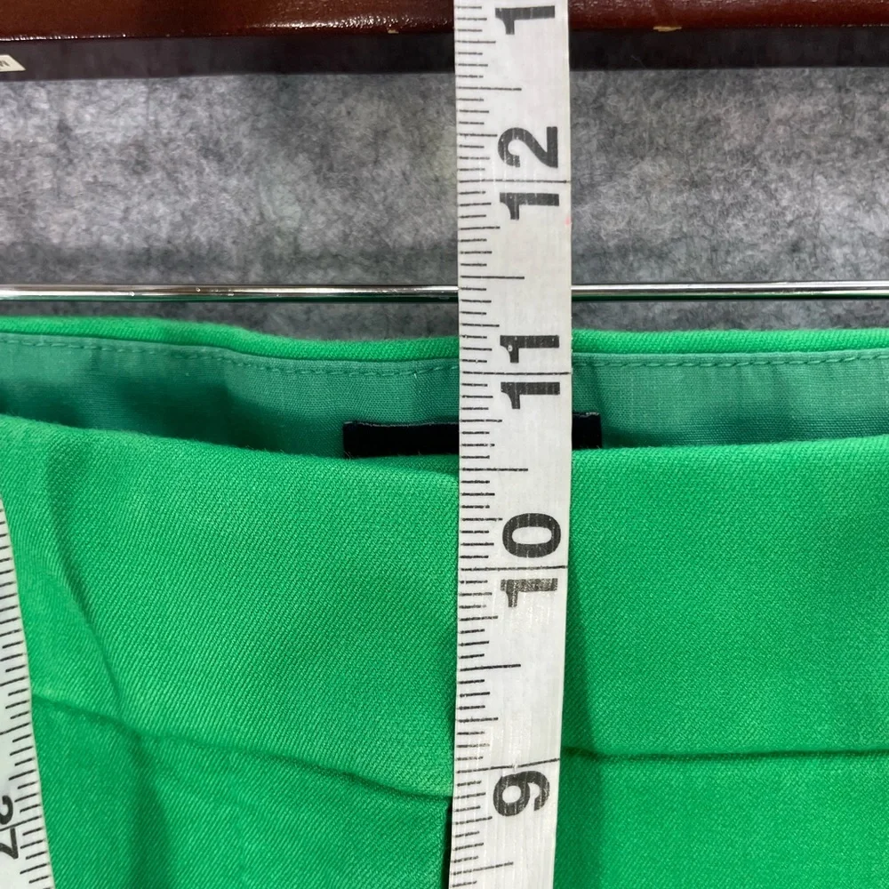 J.CREW Pants Womens 8 Green Kelsey Capri Slim Twill Stretch Work Casual. - Picture 6 of 10